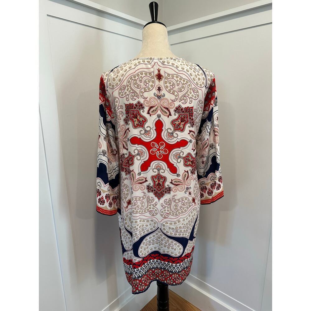 Crème Fraiche Silk Tunic Dress - Picture 2 of 4